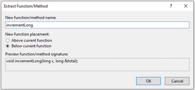  c-refactoring_figure-7_Extract-Function-options-in-Visual-Studio